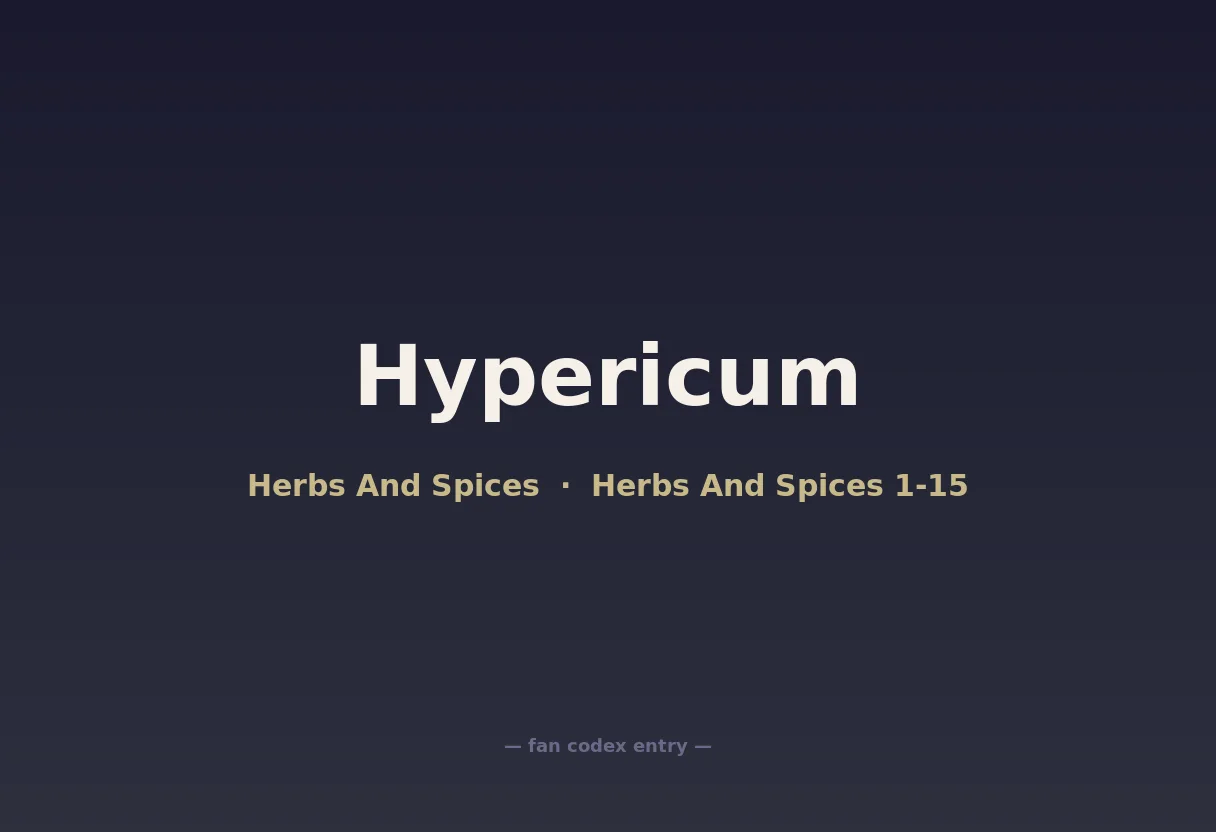 Hypericum