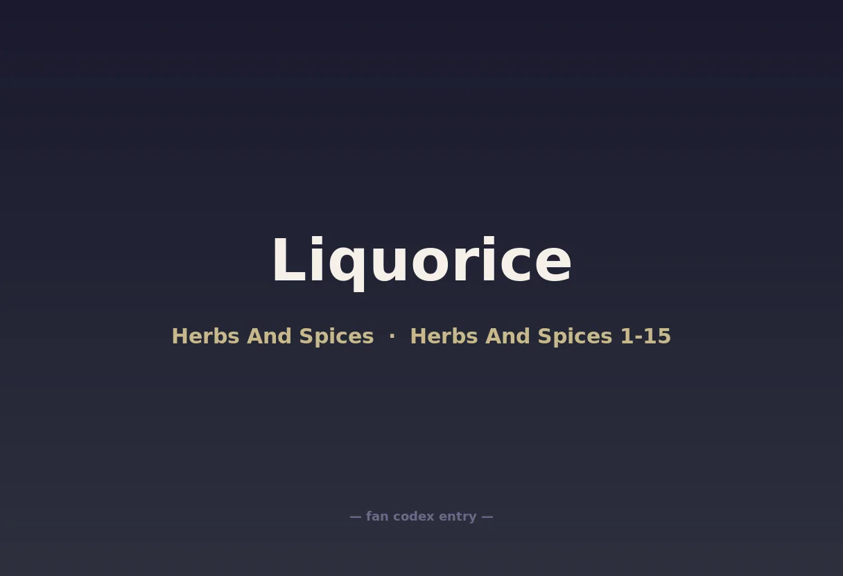 Liquorice