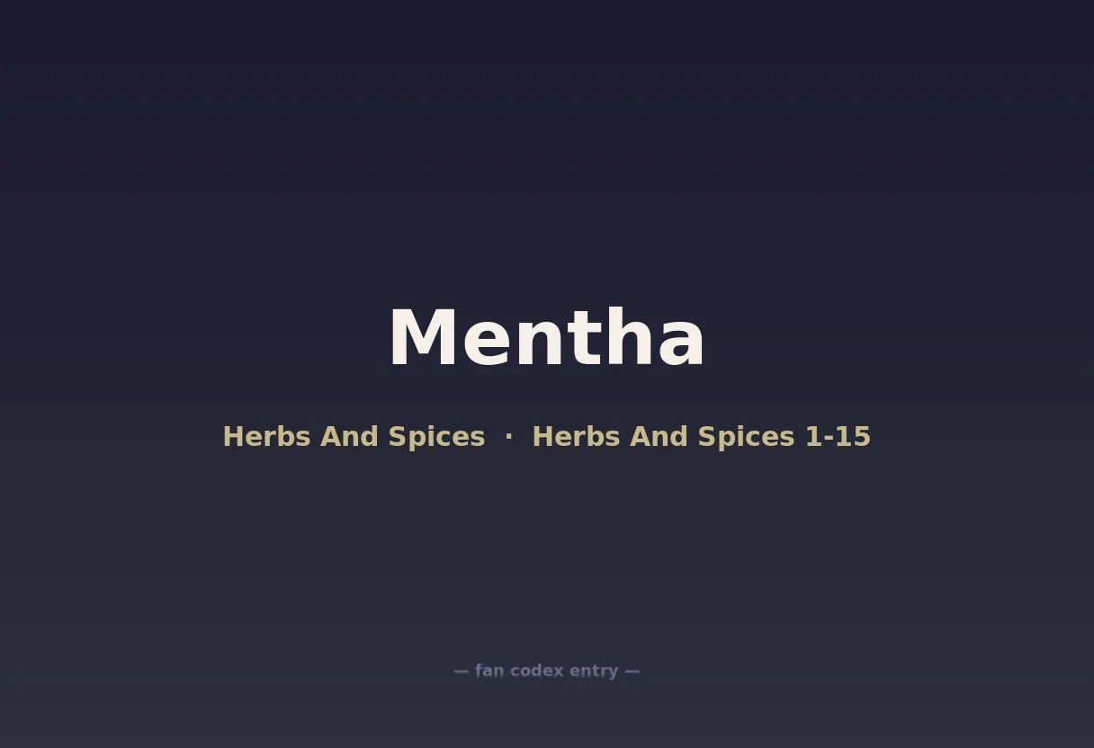 Mentha