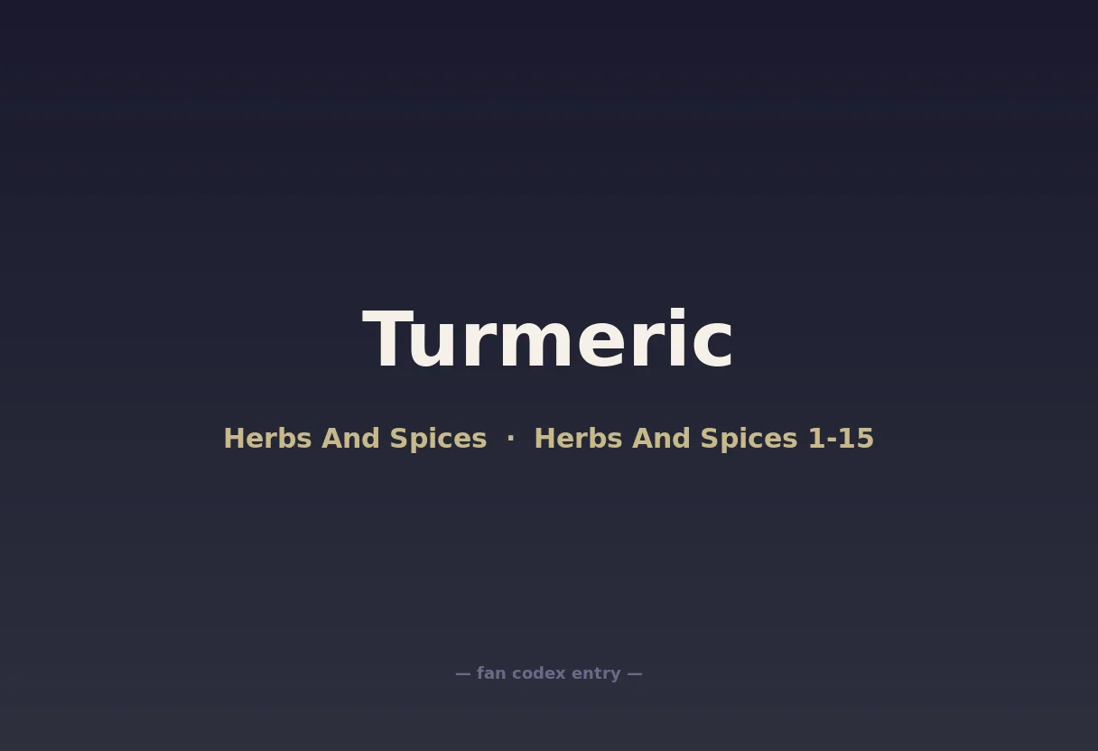 Turmeric