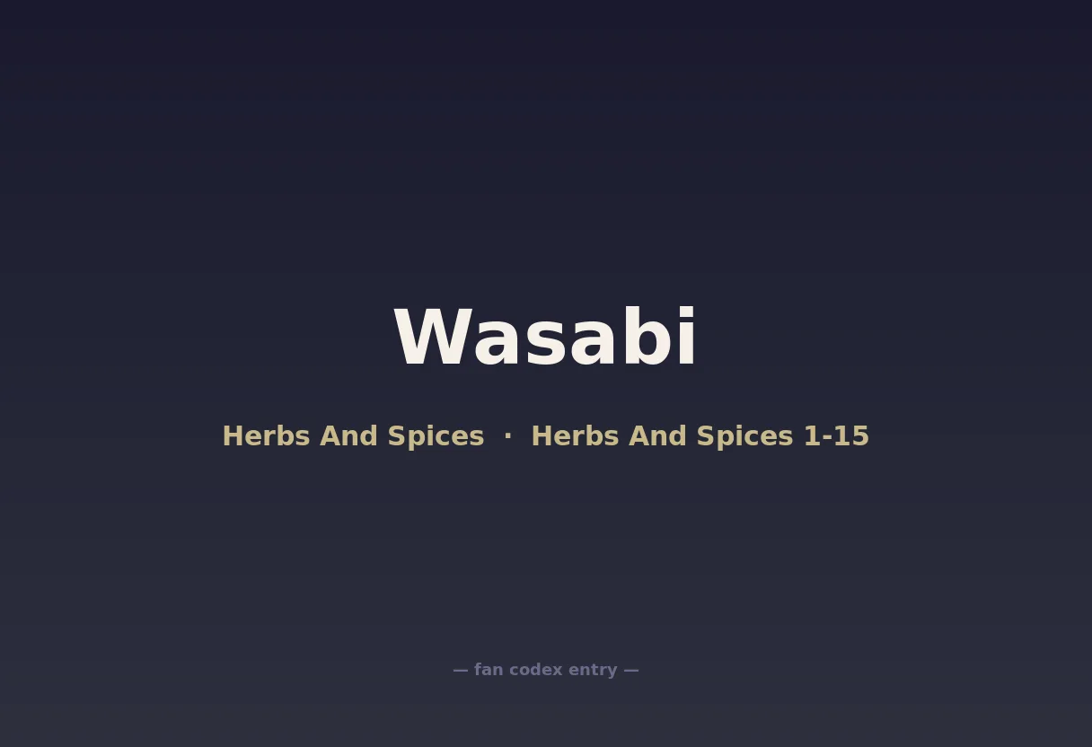 Wasabi